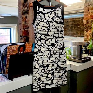 Black and white dress